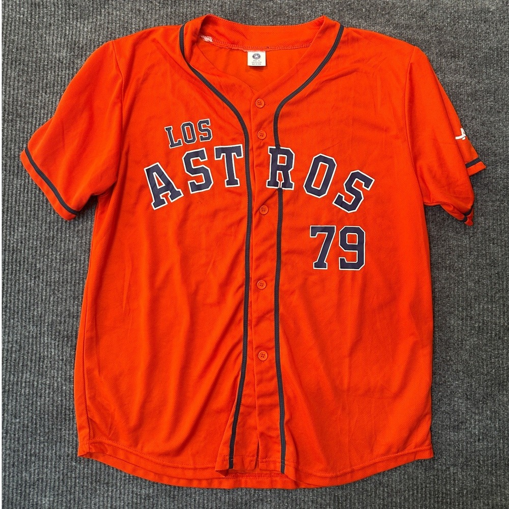 Houston Astros Jose Abreu‎ #79 Baseball Jersey XL Orange Replica Polyester